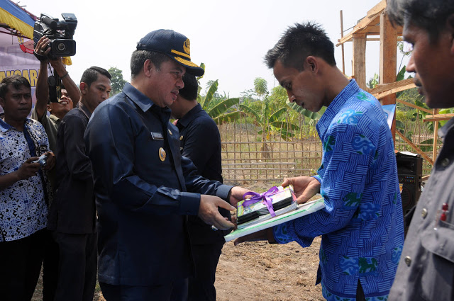 Kunjungan Kerja Pj Bupati Lampung Selatan di  Desa Tejang Pulau Sebesi
