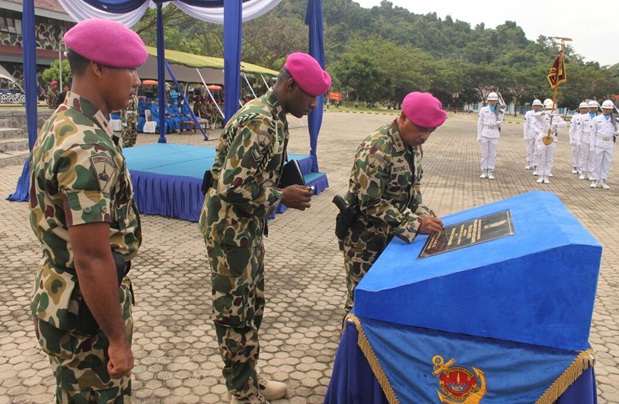 Komandan Korps Marinir Resmikan Puslatpur Teluk Ratai Lampung