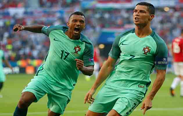 Ronaldo menciptakan dua gol bagi Portugal saat bertemu Hongaria.