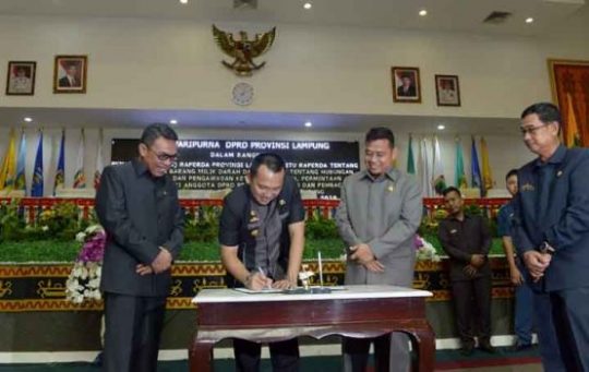 Penilaian DPRD Lampung Tentang Laporan Pertanggungjawaban Akhir Masa Jabatan Gubernur Ridho