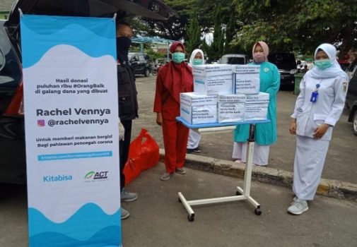 ACT Lampung Salurkan Bantuan Rachel Vennya di RSU Abdul Moeloek