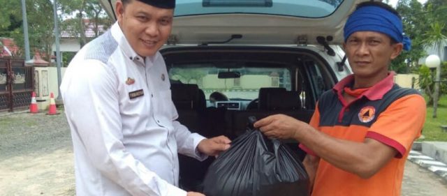Pemkab Lampung Selatan Bantu 19 Warga Tanjung Bintang yang Sedang Isolasi Mandiri