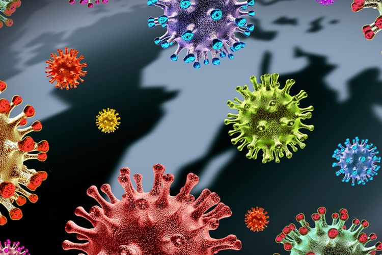 Ilustrasi aneka varian virus Corona/Sumber: shutterstock