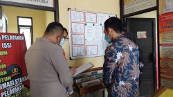Tim Ombusman Republik Indonesia (RI) mengunjungi Polres Tanggamus dalam rangka penilaian kepatuhan penyelenggara pelayanan publik, Rabu (8/9/2021).