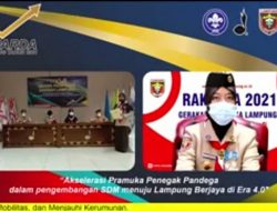 Wagub Lampung Buka Sidang Paripurna Kwarda Pramuka Lampung 2021