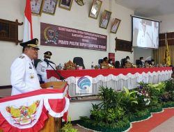 Bupati Lampung Musa Ahmad Sampaikan Pidato Pertama