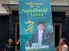 Baliho Ketum PKB Muhaimin Iskandar Berjejer di Arena Muktamar NU ke-34 di Lampung
