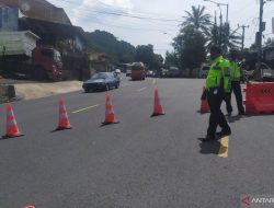 H-2 Idul Fitri 2022, Polisi Alihkan Arus Pemudik di Simpang Nagreg
