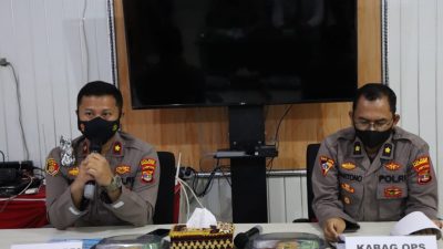 Polres Pringsewu Gelar Latihan Pra-Operasi Sikat Krakatau 2022