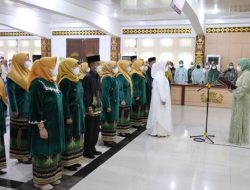 Riana Sari Arinal Lantik Pengurus LKKS dan DPD Lasqi Kabupaten Lampung Utara
