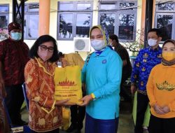 TP PKK dan DPW Provinsi Lampung Kembali Salurkan Bantuan Sembako Program Siger