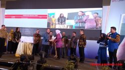 Penyerahan hadiah undian Simpeda Lokal Bank Lampung, Kamis malam (22/9/2022).