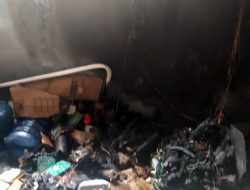 Polisi Selidiki Kebakaran Gudang di Jl Pangeran M. Noer Bandarlampung