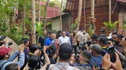 Menparekraf Sandiaga Uno menyambangi kawasan glamping Arkamaya Sembung di Gamping Slemab Yogyakarta Sabtu 1 Oktober 2022. Tempo/Pribadi Wicaksono