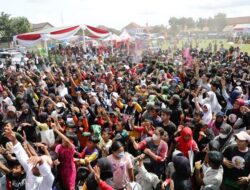 Teriakan Ganjar Presiden Menggema dari Ribuan Milenial di Lampung Timur