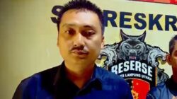 Kasatreskrim Polres Lampung Utara, AKP Eko Rendi Oktama menjelaskan penangkapan oknum PNS yang tersangkut perkara pungli pada sopir batu bara