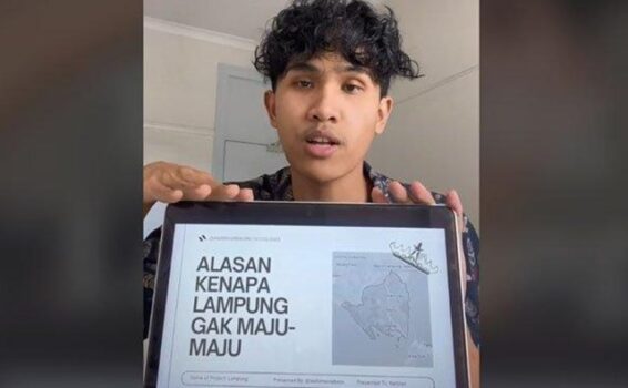 Bima Yudho, Tiktokers asal Lampung Timur yang jadi viral.